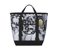 Penguins,Lunch Bags Large Capacity Insulated Tote Bag For Women Men Work Picnic Travel