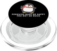 Penguins Make Me Happy You Not So Much Funny Penguin PopSockets PopGrip for MagSafe