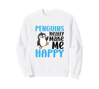 Penguins Make Me Happy You Not So Much Funny Penguin Sweatshirt