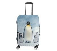 Penguins Mama and Little Trendy Suitcase Covers Unisex Luggage Cover Protector Fit 19 to 32 Inch Travel Lover L