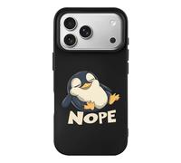 Penguins Nope Not Today Phone Case Compatible with iPhone 17 Air Pro Max Shockproof TPU Protective Cover