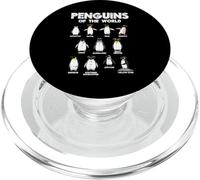 Penguins Of The World Cute Animal Lover Men Women Kids Youth PopSockets PopGrip for MagSafe