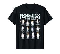 Penguins of The World Cute Penguin Animal Lovers T-Shirt