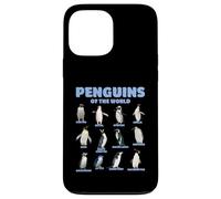 Penguins of the World Educational Animal Penguin Lover Case for iPhone 13 Pro Max