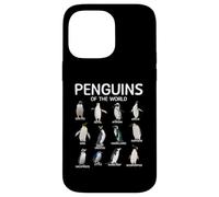 Penguins of the World Educational Animal Penguin Lover Case for iPhone 14 Pro Max