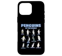 Penguins of the World Educational Animal Penguin Lover Case for iPhone 16 Pro Max