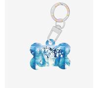 Penguins On Iceberg Printing 1 Pc Dog Bone Shape Id Tags Double Sided with Key Ring Craft for Pets