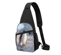 Penguins On The Ice Chest Pack â€“ Lightweight Durable Polyester Fanny Pack with Adjustable Straps, Ideal for Outdoor Sports, Travel & Daily Use