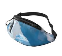 Penguins On The Iceberg Fanny Pack for Men Women Fashion Running Waist Packs Waterproof Crossbody Bags Everywhere Belt Bag with Adjustable Strap Sports Hip Pack for Travel Wallet