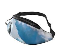 Penguins On The Iceberg Fanny Pack for Men Women, Waterproof Sports Waist Bag Fashion Belt Bag Crossbody Bags Hip Bum Bag with Adjustable Strap Large Sling Bag Purse for Travel Hiking