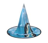 Penguins On The Iceberg Halloween Witch Hats 1, Witches Hat Mens Womens Floating Hats Costume Accessories Indoor Outdoor Halloween Decorations For Porch Yard Indoor Outdoor Decor Party Supplies