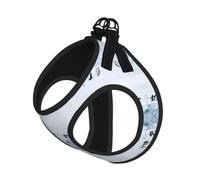 Penguins On The Iceberg Pet Leash Vest For Small Dogs Cats Reflective Adjustable Soft Outdoor Walking Hiking Training