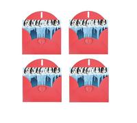 Penguins On The Iceberg Printed Horizontal Full Single-Sided Printing Pearlescent Paper Birthday Halloween Christmas Halloween Birthday Party Holiday Greeting Card