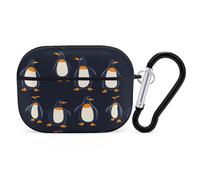 Penguins Pattern Printed Bluetooth Earbuds Case Colorful Wireless Headphones Covers Compatible With AirPods Pro 2