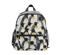 Penguins Pattern Toddler Backpack, Boy Backpack Preschool Bag Kindergarten Schoolbag Nursery Travel Bag for Girl