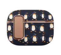 Penguins Pattern Trendy Bluetooth Earbuds Protector Printed Wireless Earbud Case Covers Compatible with Airpods Pro 2