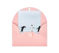Penguins Print Christmas Greeting Cards, New Year, Thanksgiving, Birthday, Thank You, Sympathy, Anniversary Cards With Envelopes