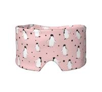 Penguins Stars Sea Bird, Full Eye Covers Light Blocking Eye Mask Sleep Eye and Ear Muffs