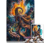 Penguins Under The Aurora 1000 Piece Jigsaw Puzzles for Adults & Teens,Educational Game Challenge Toy Wall Decoration Unique Birthday And Xmas Gifts 38x26cm