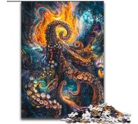 Penguins Under The Aurora Jigsaw Puzzles for Teenagers 1000 Jigsaws, Educational Family Game Suitable for Desktop Decoration (26x38cm)