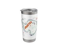 Penguins Whale Antarctica South Pole Atlantic Ocean Vessel Stainless Steel Insulated Tumbler