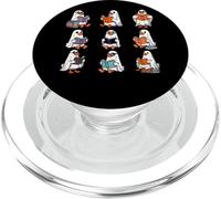 Penguins With Books Cute Reading Fun PopSockets PopGrip for MagSafe