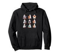 Penguins With Books Cute Reading Fun Pullover Hoodie