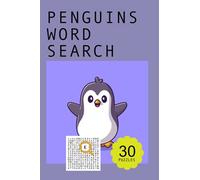 Penguins word search puzzle book