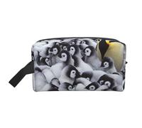 PenguinsLarge Capacity Cosmetic Organizer，Travel Makeup Bag for Women