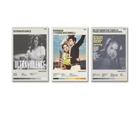 Pengusic Lana Del Rey Album Cover Art Canvas Posters - 3pcs Set (08x12inch/20x30cm) - Style-2