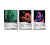 Pengusic TV Girl Album Cover Art Canvas Posters - 3pcs Set, 08x12inch (20x30cm), Room Decorative Aesthetic Poster Print Decor