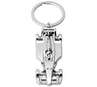 pengxiaomei Silver Racing Car Keyring, 1 Pcs Sport F1 Keyring Key Chain, Key Ring Accessory Formula 1 Gifts for Boy or Men