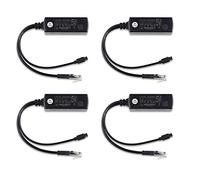 PENGY 4 x Splitter Standard Insulated Power Supply Module Poe Splitter USB Interface from 48 V to 5 V 2.4 A