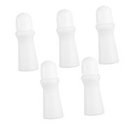 PENGYONBR 8pcs Roll Aromatherapy filling empty bottle condensation or scroll wheel Antiperspirant Bottled pe essential oil bottle perfume dispenser perfume bottle white container/1629