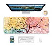 PENGYVV Gaming Mouse Pad 12x31.5in & Big Mousepad for Office Home Work Grave Robber Extended Large Non-Slip Base Desk Pad Mat