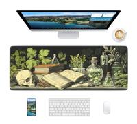 PENGYVV Gaming Mouse Pad 12x31.5in & Big Mousepad for Office Home Work Grave Robber Extended Large Non-Slip Base Desk Pad Mat