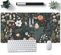 PENGYVV Gaming Mouse Pad 12x31.5in Checkered Cute Pastel Aesthetic Boho Stitched Edges Office Decor Keyboard Pad for Computer Extended Large Non-Slip Base Desk Pad Mat