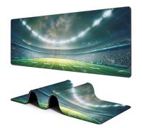 PENGYVV Gaming Mouse Pad 12x31.5in Deep Tropical Jungle Mousepad Computer Keyboard Mat and Stitched Edge ch for and Office Work Extended Large Non-Slip Base Desk Pad Mat