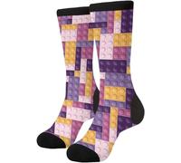 PENGYVV Unisex Socks Science Chemistry Biology Physics Pattern Novelty Crew Casual Funny Crazy Dress Sock