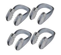 PENIKOKO 10 Pcs Adult Unisex Swimming Nose Clips Tear Resistant Soft Tpe Nose Protectors for Fresh and Salt Water Comfortable Padded Design Reusable Pool and Diving Accessories in Black