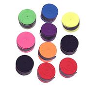 PENIKOKO 10 Rolls Slip Tennis Grip Tape with Sweat Absorbent Handle Wrap for Badminton Pickleball Squash Rackets Durable Flexible Overgrip for Improved Control and Extended Handle Life
