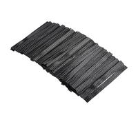 PENIKOKO 100pcs Expandable Mesh Makeup Brush Covers Protective Sleeves for Travel Storage Fits Various Net Makeup Protectors for Brushes Black
