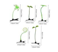 PENIKOKO 100pcs High Simulation Bean Sprout Hairpins Floral Hair Clips for Women Secure Grip Plant Hair Barrette for Party Costumes Casual and School Styling Accessories