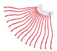 PENIKOKO 100pcs Reusable Pe Mesh Fruit Net Bags with Large Storage Capacity, Breathable Vegetable and Sundries Carrier Bags for Shopping and Bathroom Storage, 0.5-1kg Capacity Red Net