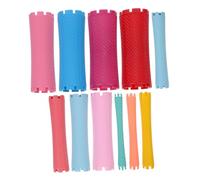 PENIKOKO 100Pcs Salon Perm Kit Hair Rollers Wavy Perm Rods Reusable Hair Styling Rollers Safe Non Heat Curlers for Beautiful Waves