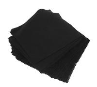 PENIKOKO 100pcs Screen Wipe Lint Micro Cloth Eye Fabric Spectacle Dust Screens Glasses Lens Wipes Optical Purpose Wiper Fiber Cleaning Absorbent for Care Glasses Cleaners Black