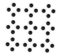PENIKOKO 100pcs Self Adhesive Googly Eyes for Crafts Movable Plastic Eyeballs for DIY Hand Puppets Stuffed Animals Crochet Expressive and Durable Crafting Accessory