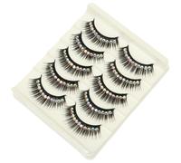 PENIKOKO 10pairs Natural False Eyelashes Wispy Lash Extensions for Parties Club Daily Life Long Fake Lashes Gems for Women