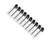 PENIKOKO 10pcs 1ml Glass Perfume Sample Bottles Refillable Leak-proof Travel Essential Oil Vials Small Liquid Cosmetic Serum Containers for Makeup Aromatherapy