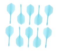 PENIKOKO 10Pcs Dart Flights Lightweight Balance Tails for Soft and Hard Tip Darts Matte Blue Flexible and Board Accessories for Smooth Flying